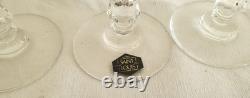 Anciens 12 verres à vin en cristal signé Saint Louis modèle Liane