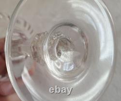 Anciens 12 verres à vin en cristal signé Saint Louis modèle Liane