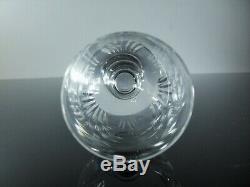 Art Déco Anciennes 6 Verres A Vin En Cristal Grave Taille Baccarat St Louis