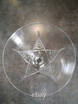 Art Déco Service 25 Verres Cristal Taillé, St Louis Baccarat