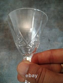Art Déco Service 25 Verres Cristal Taillé, St Louis Baccarat