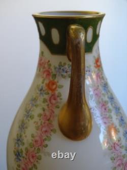 BACCARAT SAINT LOUIS ANCIEN VASE CRISTAL OPALINE EP 1850 LOUIS PHILIPPE ht 12 cm