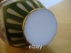 BACCARAT SAINT LOUIS ANCIEN VASE CRISTAL OPALINE EP 1850 LOUIS PHILIPPE ht 12 cm