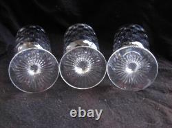 BACCARAT, St LOUIS, SERIE DE 3 VERRES A BIERE EN CRISTAL, A IDENTIFIER, XXème