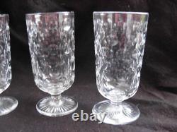 BACCARAT, St LOUIS, SERIE DE 3 VERRES A BIERE EN CRISTAL, A IDENTIFIER, XXème