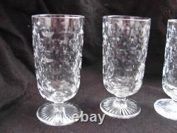 BACCARAT, St LOUIS, SERIE DE 3 VERRES A BIERE EN CRISTAL, A IDENTIFIER, XXème