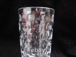 BACCARAT, St LOUIS, SERIE DE 3 VERRES A BIERE EN CRISTAL, A IDENTIFIER, XXème