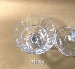 BACCARAT ou SAINT LOUIS drageoir / coupe sur pied en cristal taillé 23,5 cm