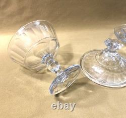 BACCARAT ou SAINT LOUIS drageoir / coupe sur pied en cristal taillé 23,5 cm