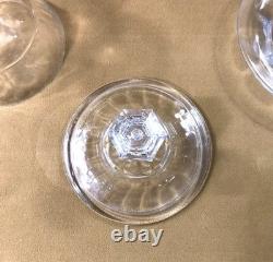 BACCARAT ou SAINT LOUIS drageoir / coupe sur pied en cristal taillé 23,5 cm