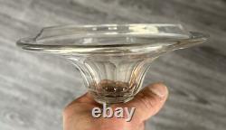 Baccarat Saint Louis Caton Drageoir Sucrier Cristal Taille Cotes Plates 19eme B