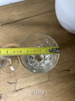 Baccarat Saint Louis Caton Verre A Vin Cristal Taille Cotes Plates 19eme Xixeme