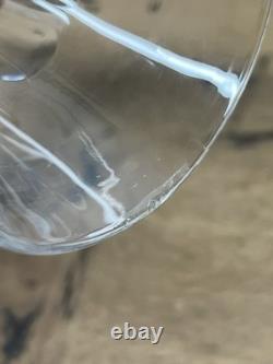 Baccarat Saint Louis Caton Verre A Vin Cristal Taille Cotes Plates 19eme Xixeme