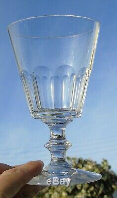 Baccarat / Saint Louis -Service de 6 verres à eau en cristal taillé modèle Caton