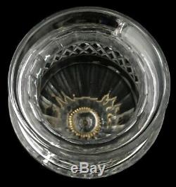 Baccarat / Saint Louis / Vase Médicis En Cristal Taillé Cerclage Perles XIX Éme