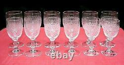 Baccarat St Louis Wine Glasses Crystal Verres A Vin Cristal Grave Art Nouveau Al