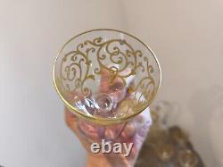 Bel Ensemble Pichet Et 5 Verres A Vin En Cristal De Saint Louis Modele Cluny