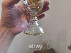 Bel Ensemble Pichet Et 5 Verres A Vin En Cristal De Saint Louis Modele Cluny