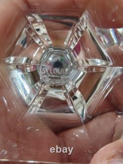 Belle Serie De 6 Flutes A Champagne En Cristal De Saint Louis Modele Chantilly