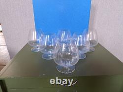 Belle Serie De 6 Grands Verres A Cognac En Cristal De Saint Louis