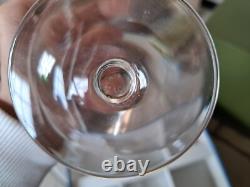 Belle Serie De 6 Grands Verres A Cognac En Cristal De Saint Louis