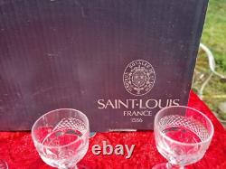 Belle Serie De 6 Verres A Liqueur En Cristal De Saint Louis Modele Trianon