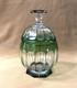 Boite / Bonbonni&egrave;re En Cristal Overlay Doubl&eacute; Vert Saint Louis 18 Cm No Verre