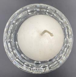 Bougeoir Cristal De Saint-Louis Modèle Bubble Photophore Ht 20,3cm