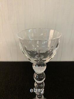 Bougeoir modèle bubble en cristal de Saint Louis h 21.5 cm