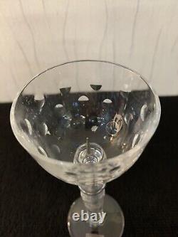 Bougeoir modèle bubble en cristal de Saint Louis h 21.5 cm
