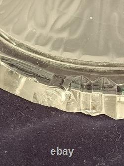 Bougeoirs en cristal de Saint Louis Modèle Aux Dauphins