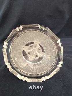 Bougeoirs en cristal de Saint Louis Modèle Aux Dauphins