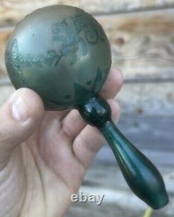 Boule à Repriser Cristal de Baccarat Saint St Louis Dégagé a l Acide XIXeme