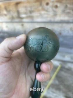 Boule à Repriser Cristal de Baccarat Saint St Louis Dégagé a l Acide XIXeme