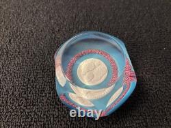 Boule presse papier 2500 ans monarchie Iranienne cristal de Saint Louis