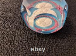 Boule presse papier 2500 ans monarchie Iranienne cristal de Saint Louis