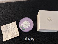 Boule presse papier Dahlia cristal de Saint Louis