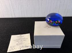 Boule presse papier houx cristal de Saint Louis Numéroté 138/250