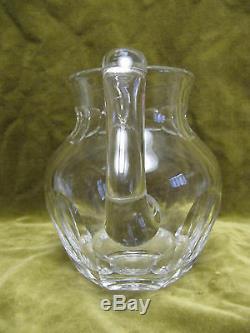 Broc à eau cristal de saint louis cotes plates mod poincare (crystal pitcher)