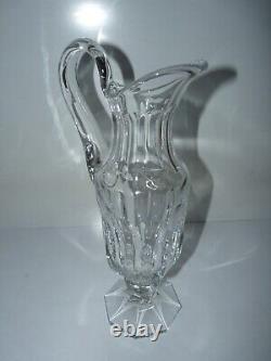 Broc à eau cruche cristal saint louis chambord non signé gravure non d'origine
