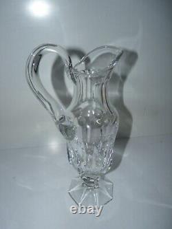 Broc à eau cruche cristal saint louis chambord non signé gravure non d'origine