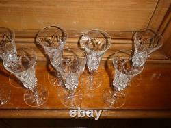 CRISTAL SAINT-LOUIS 10 Flutes a Champagne modèle CAMARGUE 18,5 cm SUPERBES