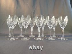 CRISTAL de SAINT-LOUIS 10 verres a eau modele CHANTILLY 18,7 cm