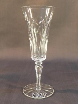 CRISTAL de SAINT-LOUIS 9 Flutes a Champagne modele CAMARGUE 18,5 cm