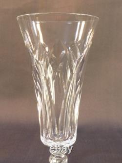 CRISTAL de SAINT-LOUIS 9 Flutes a Champagne modele CAMARGUE 18,5 cm