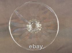 CRISTAL de SAINT-LOUIS 9 Flutes a Champagne modele CAMARGUE 18,5 cm