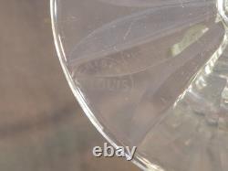 CRISTAL de SAINT-LOUIS 9 Flutes a Champagne modele CAMARGUE 18,5 cm