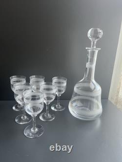 Carafe 6 Verres En Cristal Saint Louis Baccarat