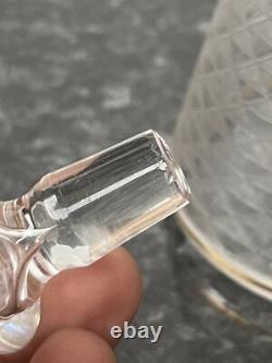 Carafe À Liqueur En Cristal Dégagé Acide De St Louis Baccarat