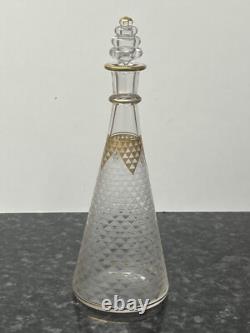 Carafe À Liqueur En Cristal Dégagé Acide De St Louis Baccarat